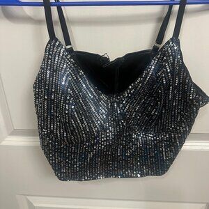 Sparkle crop-top